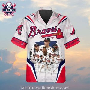 Legacy Stripe Atlanta Braves Aloha Shirt – Patriotic Flair With Team Heritage