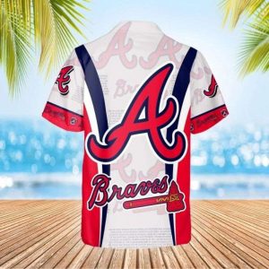 Legacy Stripe Atlanta Braves Aloha Shirt – Patriotic Flair With Team Heritage