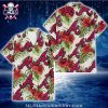 Lush Pink Flora Atlanta Braves Hawaiian Shirt