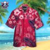 LA Angels Jungle Green Hawaiian Shirt With Tropical Leaves