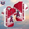 Los Angeles Angels Traditional Tribal Design Hawaiian Shirt