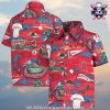 Los Angeles Angels Vintage Surf Poster Aloha Shirt