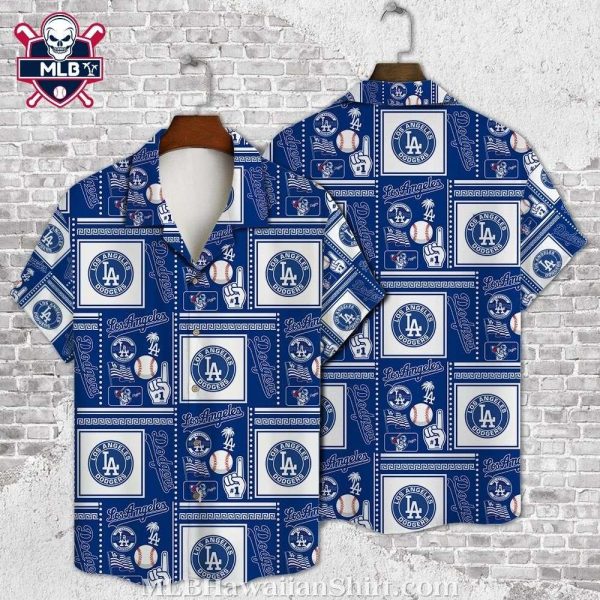 Los Angeles Dodgers Blue Bandana Print MLB Hawaiian Shirt – Dodgers Tropical