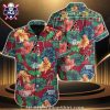 Sunset Serenade Arizona Diamondbacks MLB Aloha Shirt – Palm Silhouette Design