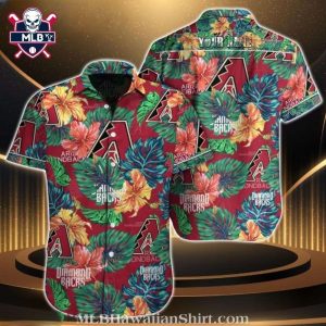 Lush Botanical Arizona Diamondbacks Hawaiian Shirt – Flora Fusion Style