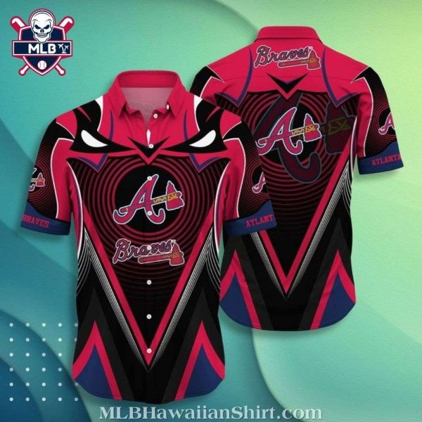 MLB Atlanta Braves Dynamic Art Deco Hawaiian Shirt