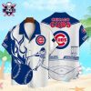 MLB Chicago Cubs Hawaiian Shirt With Mickey Surfing Graphic