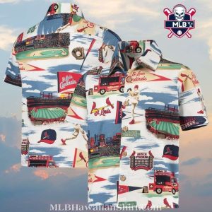 MLB St. Louis Cardinals Stadium Graphic Hawaiian Shirt