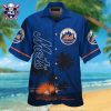 NY Mets Botanic Blue Hawaiian Shirt – Floral Pitch Edition