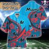 Miami Marlins Night Bloom Tropical Hawaiian Shirt