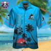 Tropical Lagoon Serenity – Miami Marlins Hawaiian Shirt