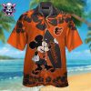 Orioles Aloha Shirt Featuring Baby Yoda And Hawaiian Tiki Design