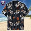 Tropical Hibiscus Detroit Tigers Aloha Shirt