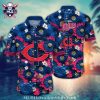 Tropical Twilight – Kansas City Royals Hawaiian Shirt With Palm Silhouette Sunset