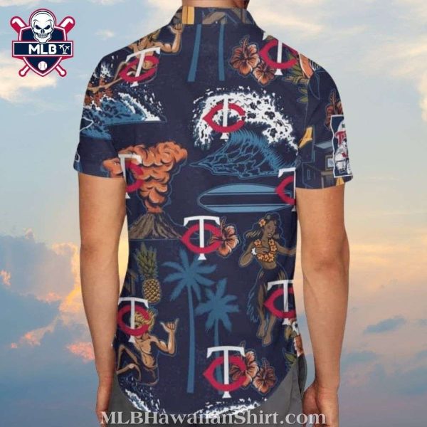 Minnesota Twins Nautical Adventure Hawaiian Shirt