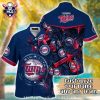 Minnesota Twins Palm And Sunset Tropical Aloha Shirt