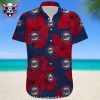 Tropical White Floral Pattern KC Royals Hawaiian Shirt