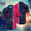 Minnesota Twins Patriotic Floral Hawaiian Shirt With American Flag Patterns