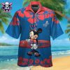 Dodgers Wave Runner Blue Striped MLB Hawaiian Shirt