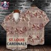 Vintage Cardinal Script – St. Louis Hawaiian Shirt