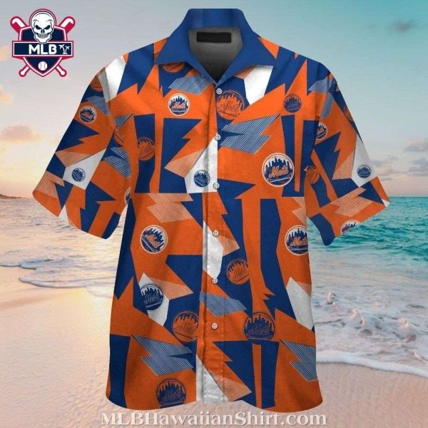 NY Mets Floral Diamond Hawaiian Shirt – Blooming Fan Pride