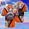 NY Mets Red Hot Fan Fervor Tropical Hawaiian Shirt