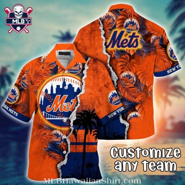 NY Mets Sunrise Splash Hawaiian Shirt – Dawn Of The Game