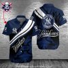 New York Yankees Urban Camouflage Personalized Hawaiian Shirt