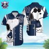 Snoopy And Hibiscus Prints New York Yankees Hawaiian Shirt