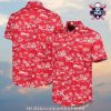 Night Blossoms Washington Nationals Aloha Shirt – Dark Floral Elegance