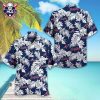 Monochrome Hibiscus Atlanta Braves Hawaiian Shirt