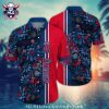 Surf And Turf LA Angels Tropical Shirt With Retro Car Palm Design