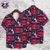 Red Boston Red Sox Tropical Flowers – Stripe Hawaiian Shirt