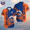 New York Mets Earthy Tones Tribal Hawaiian Shirt