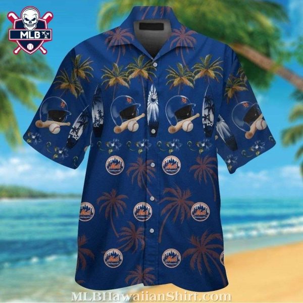 New York Mets Nautical Dreams Aloha Shirt – Maritime And Baseball Fusion