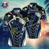 NY Yankees Classic Two-Tone Custom Name Hawaiian Shirt