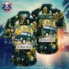 Oakland Athletics Sunset Palms Golden Hawaiian Shirt