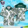 Oakland Athletics Dark Floral Emblem Hawaiian Shirt