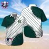 Oakland A’s Tropical Leaf Pattern Green Aloha Shirt