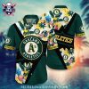 Oakland Athletics Tropical Shirt With Surfboard Prints