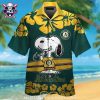 Snoopy Surfboards Hibiscus Detroit Tigers Hawaiian Shirt