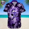 Rockies Navy Tribal Diamond MLB Tropical Hawaiian Shirt