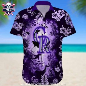 Ocean Graphics MLB Colorado Rockies Hawaiian Shirt