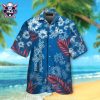 MLB LA Dodgers Hawaiian Shirt With Surfing Mickey Graphic