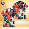 Tropical Iconography Detroit Tigers Hawaiian Shirt