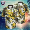 Padres Deco Diamond – MLB San Diego Geometric Aloha Shirt