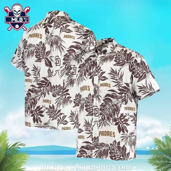 Padres Tropical Elegance – Floral Whisper Hawaiian Shirt