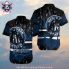 Ornate Yankees Emblem Print Aloha Shirt – NY Yankees Tropical Shirt