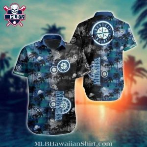 Palms And Pitches Seattle Mariners Tropical Hawaiian Shirt