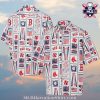 Nautical Boston Red Sox Hawaiian Shirt With Oceanic Vibes